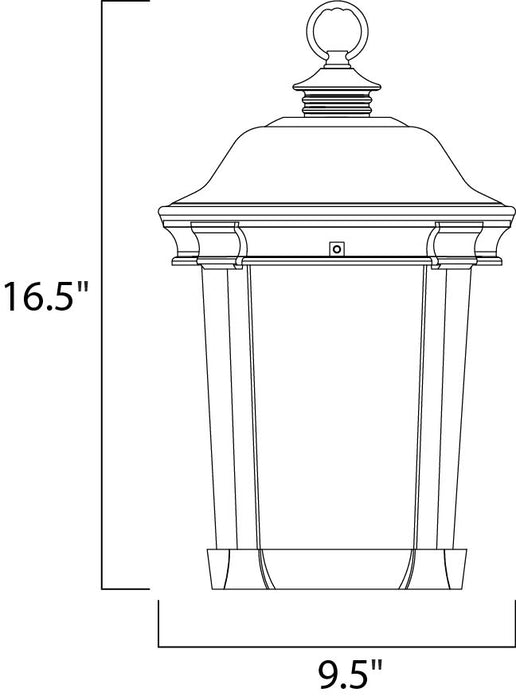 Maxim Dover LED Outdoor Hanging Lantern Model: 55029CDBZ