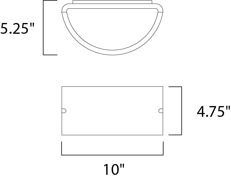 Maxim Zenith LED 1-Light Wall Sconce Model: 56197WTABZ