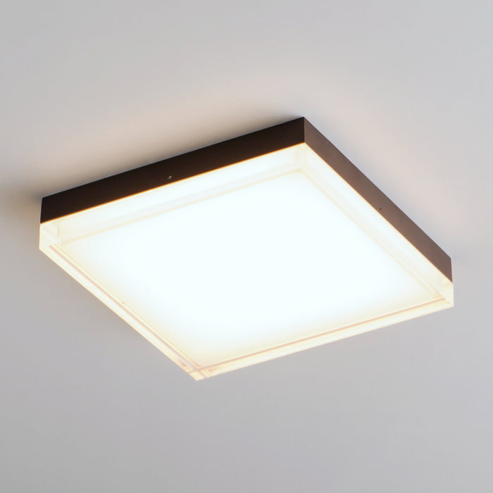 Maxim Illuminaire II 8.5SQ LED Flush Mount 3000K Model: 57688CLFTBZ