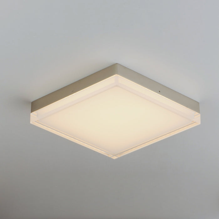 Maxim Illuminaire II 8.5SQ LED Flush Mount 3000K Model: 57688CLFTSN