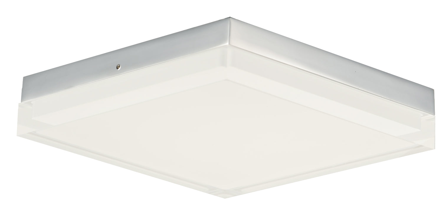 Maxim Illuminaire II 10.5SQ LED Flush Mount 3000K Model: 57689CLFTPC