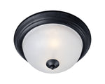 Maxim Essentials 2-Light Flush Mount Model: 5841FTBK