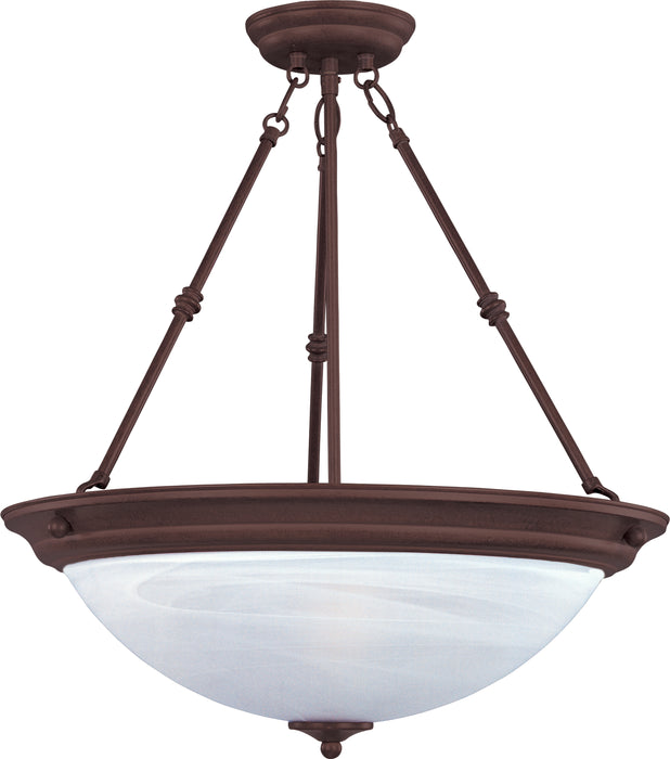 Maxim Essentials 3-Light Invert Bowl Pendant Model: 5845MROI