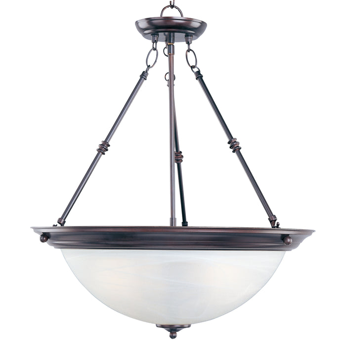 Maxim Essentials 3-Light Invert Bowl Pendant Model: 5846MROI