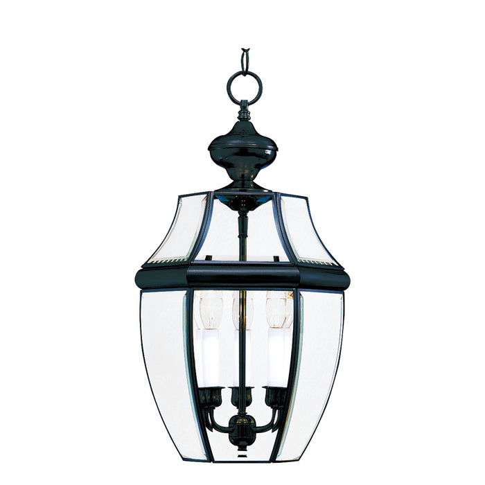 Maxim South Park 3-Light Outdoor Hanging Lantern Model: 6095CLBK