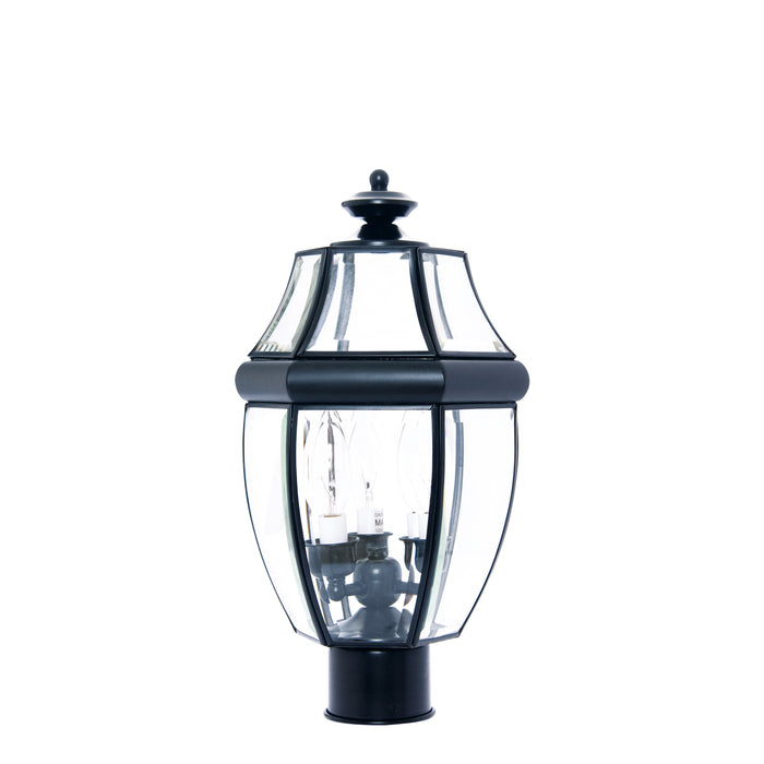 Maxim South Park 3-Light Outdoor Pole/Post Lantern Model: 6097CLBK