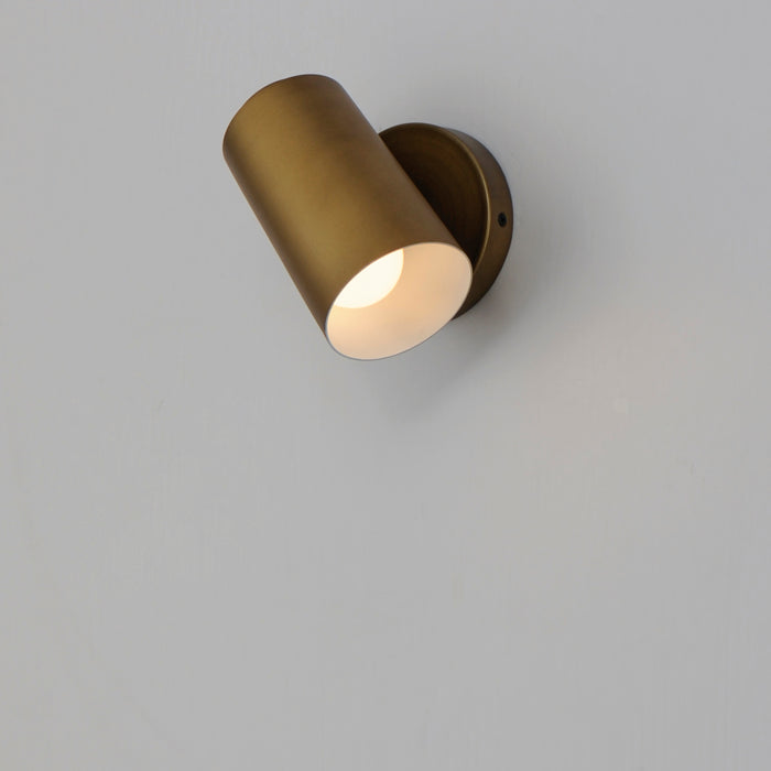 Maxim SpotLight Outdoor LED Sconce - Cylinder Model: 62001NAB