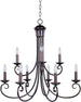 Maxim Loft 9-Light Chandelier Model: 70006OI