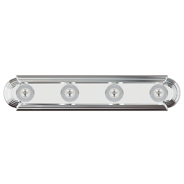 Maxim Essentials 4-Light Racetrack Bath Vanity Light Model: 7124PC