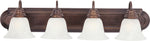 Maxim Essentials 4-Light Bath Vanity Model: 8014MROI