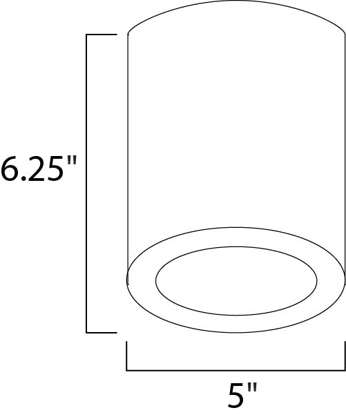 Maxim Lightray LED 1-Light Outdoor Flush Mount Model: 86104AL