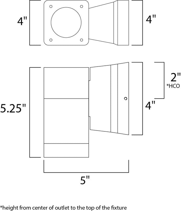 Maxim Lightray LED 1-Light Wall Sconce Model: 86108AL