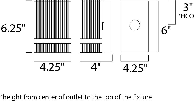 Maxim Lightray LED 1-Light Wall Sconce Model: 86128AL