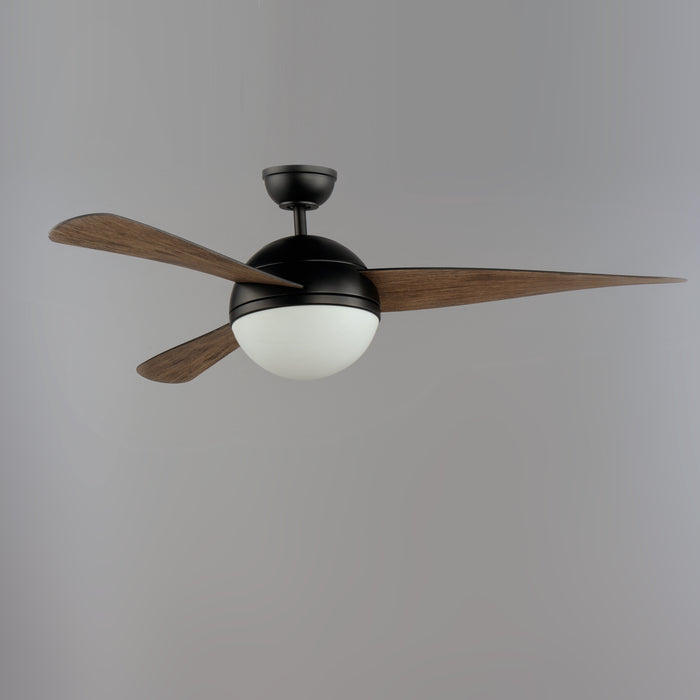 Maxim Cupola 52 Bronze Fan 2-Light LED Walnut Blades Model: 88802OI