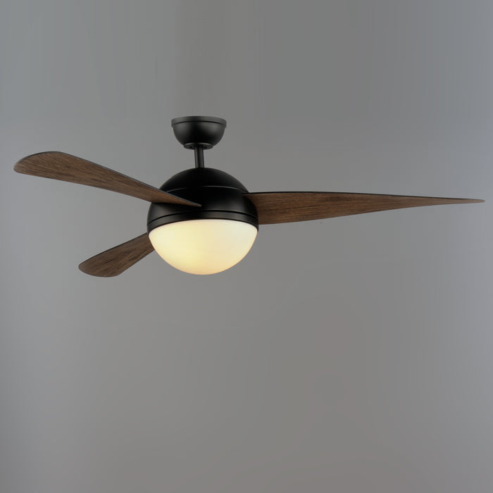 Maxim Cupola 52 Bronze Fan 2-Light LED Walnut Blades Model: 88802OI