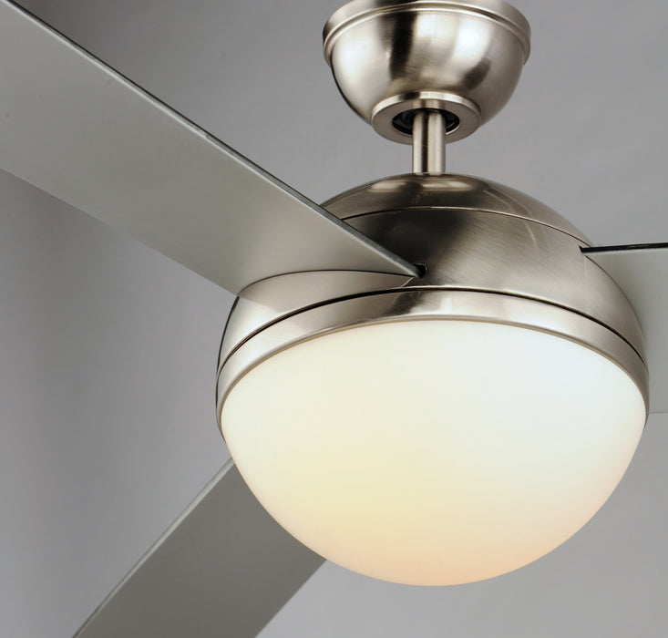 Maxim Cupola 52 Nickel Fan 2-Light LED Model: 88802SN