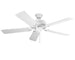 Maxim Basic-Max 52 White Fan White/Light Oak Blades Model: 89905MW