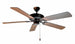 Maxim Basic-Max 52 Bronze Fan Walnut/Pecan Blades Model: 89905OIWP