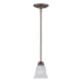 Maxim Basix 1-Light Mini Pendant Model: 91011FTOI