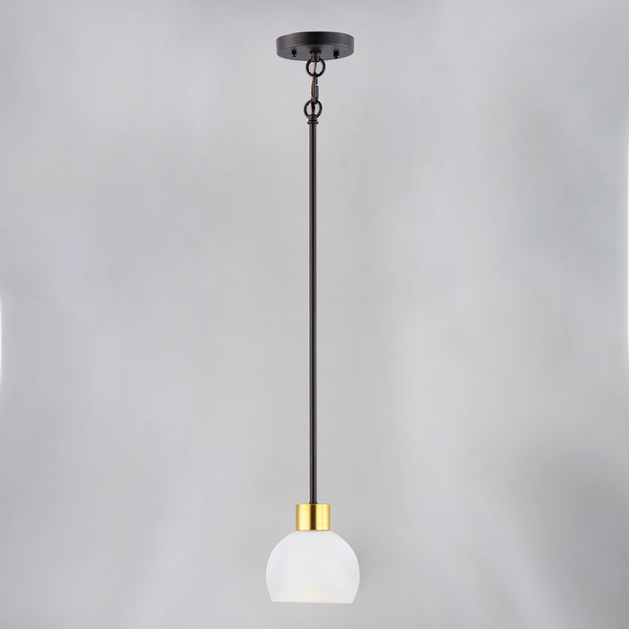 Maxim Coraline 1-Light Mini Pendant Model: 91270SWBZSBR