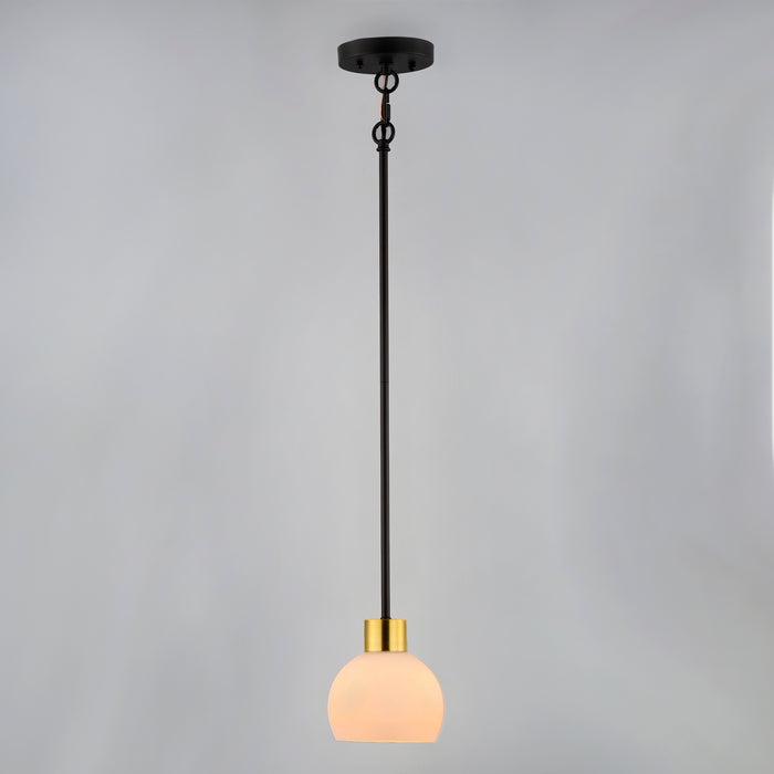 Maxim Coraline 1-Light Mini Pendant Model: 91270SWBZSBR