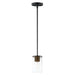 Maxim Sleek 1-Light Mini Pendant Model: 91840CDABBK