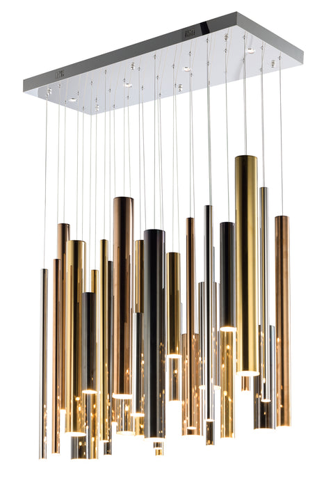 ET2 Flute 31-Light LED Pendant Model: E10017-MPLT