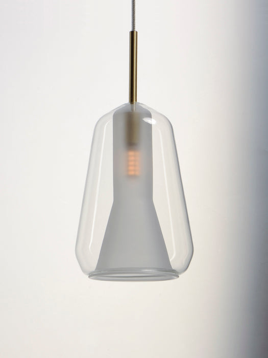 ET2 Deuce 1-Light LED Pendant Model: E10040-18SBR