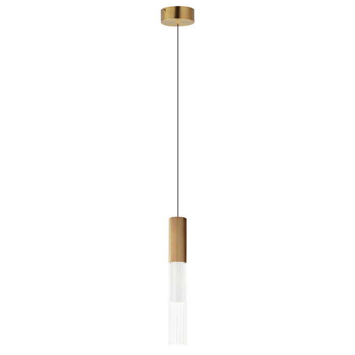 ET2 Reeds 1-Light LED Pendant Model: E11011-144GLD