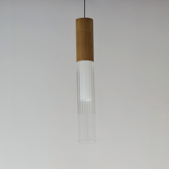 ET2 Reeds 1-Light LED Pendant Model: E11011-144GLD