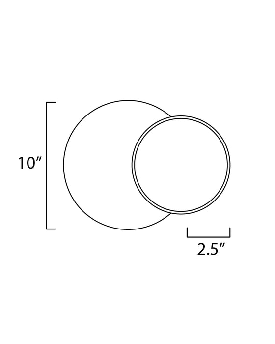 ET2 Revolver LED Flush Mount / Wall Sconce Model: E20090-MW