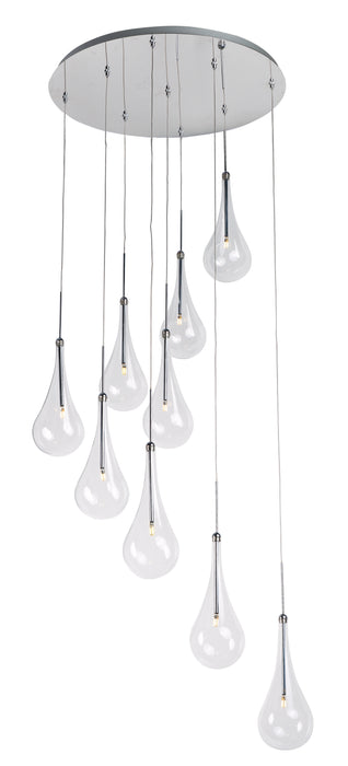 ET2 Larmes 9-Light LED Pendant Model: E20515-18PC