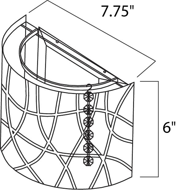 ET2 Inca 1-Light Wall Sconce Model: E21302-10PC