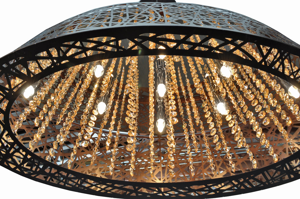 ET2 Inca 9-Light Pendant Model: E21310-10BZ