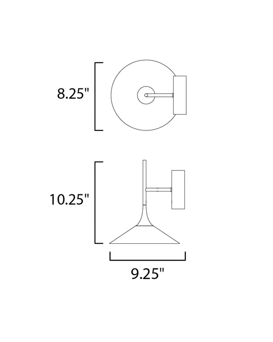 ET2 Cono LED 1-Light Wall Sconce Model: E21531-24PC