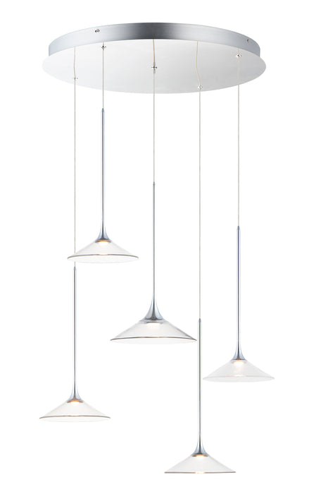 ET2 Cono LED 5-Light Pendant Model: E21536-24PC