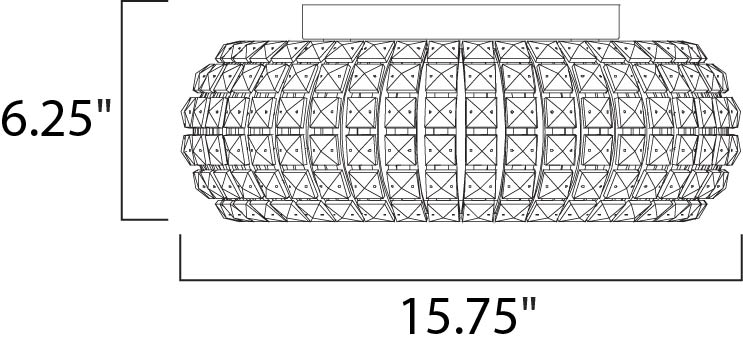 ET2 Bijou 6-Light Flush Mount Model: E21801-20PC