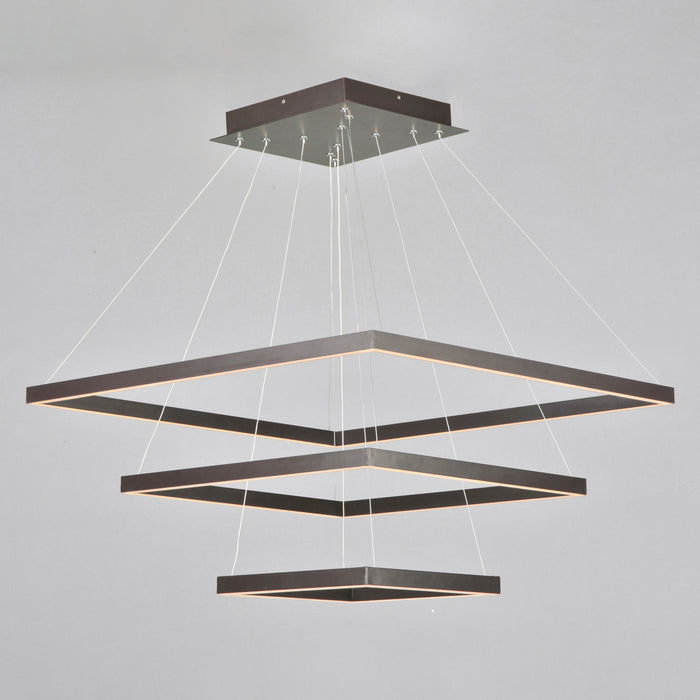 ET2 Quad 3-Tier LED Pendant Model: E22407-BZ