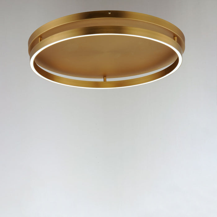 ET2 Groove LED Flush Mount WiZ Model: E22720-GLD