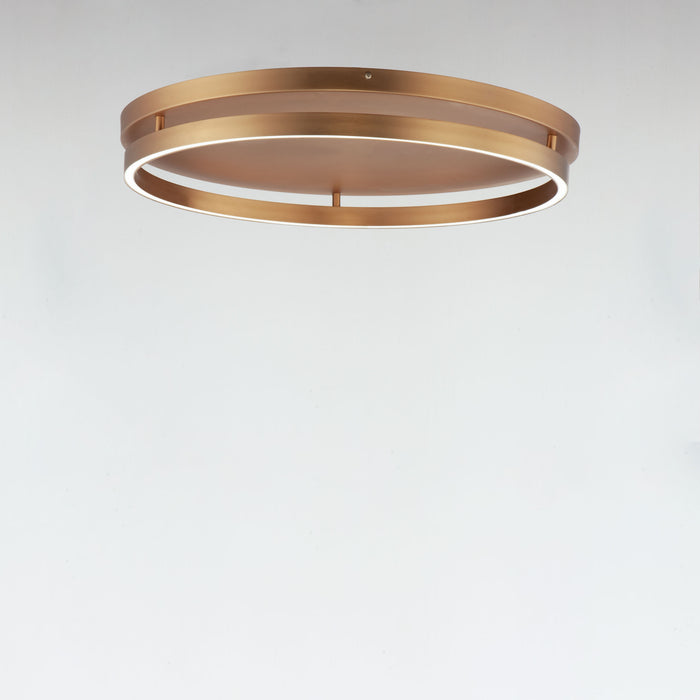 ET2 Groove LED Flush Mount WiZ Model: E22720-GLD