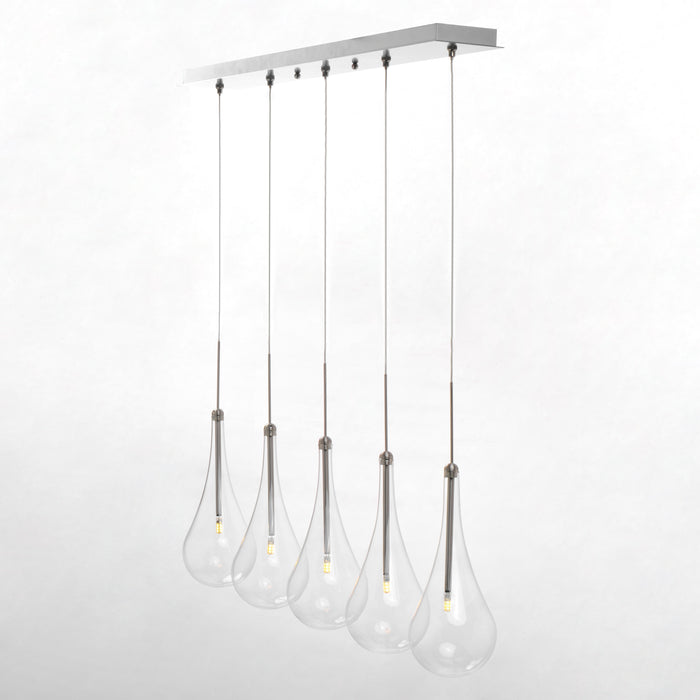 ET2 Larmes 5-Light LED Pendant Model: E23125-18PC