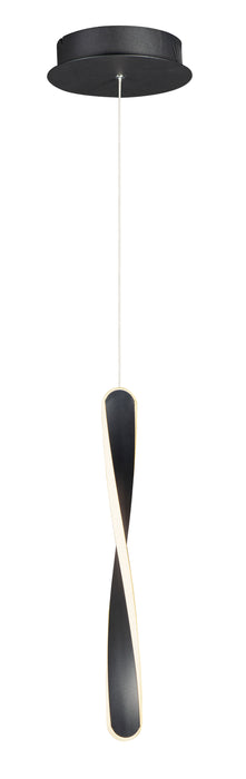 ET2 Pirouette 1-Light LED Pendant Model: E24151-BK