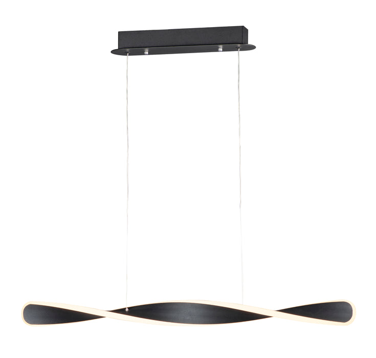 ET2 Pirouette 1-Light LED Pendant Model: E24155-BK