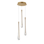 ET2 Stillo 3-Light LED Pendant Model: E24213-118GLD