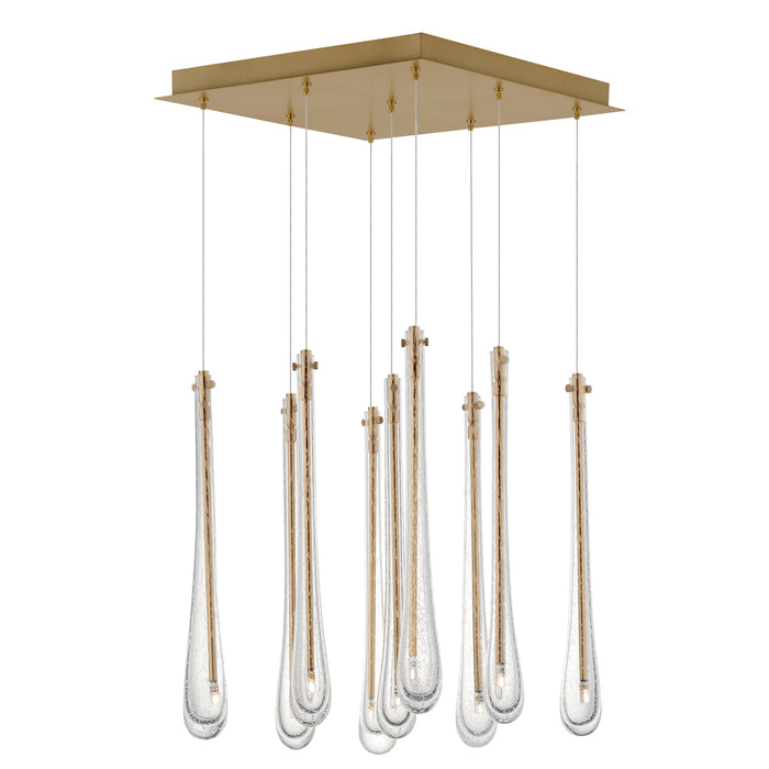 ET2 Stillo 9-Light LED Pendant Model: E24217-118GLD