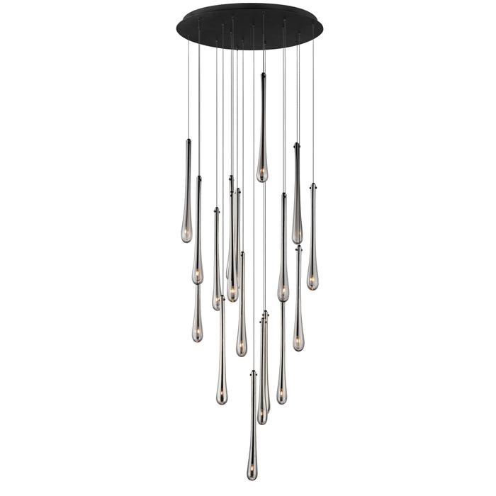 ET2 Stillo 18-Light LED Pendant Model: E24219-138BK