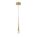 ET2 Pierce 1-Light LED Pendant Model: E24221-122GLD