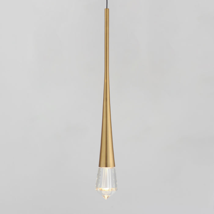 ET2 Pierce 1-Light LED Pendant Model: E24221-122GLD