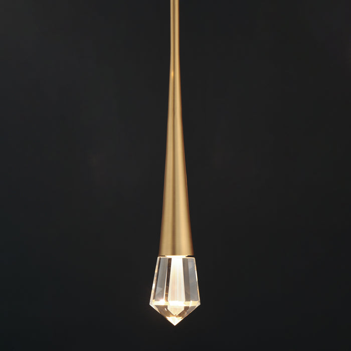 ET2 Pierce 1-Light LED Pendant Model: E24221-122GLD