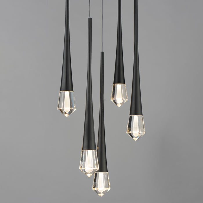 ET2 Pierce 5-Light LED Pendant Model: E24225-122BK